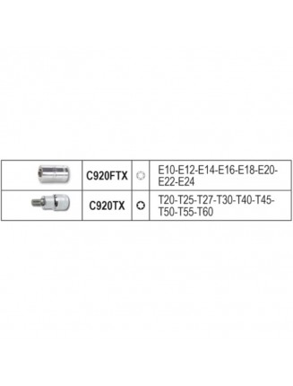 Valigetta set chiavi a bussola Torx 1/2" 923E-FTX/EC17 - Beta Easy