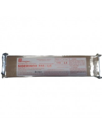 Elettrodi Siderinox 316 LC D. 2.5*300 Soges